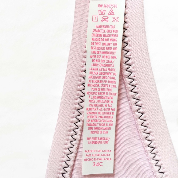 VICTORIA'S SECRET "The Flirt Bandeau" Bikini Top NWOT - Picture 9 of 10